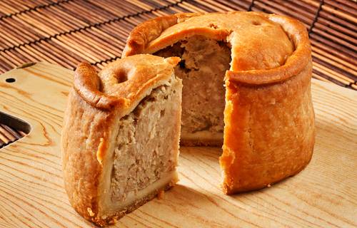 Meat suppliers pork pie